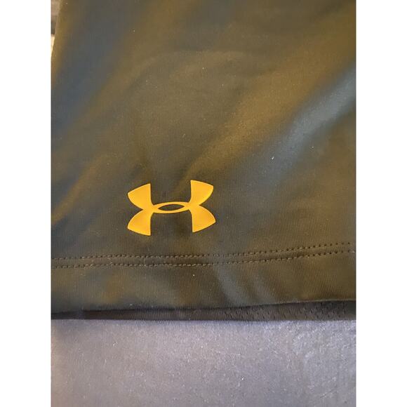 Under Armour Heat Gear Women Short Sleeve Half Button University Maryland Shirt - Picture 7 of 11